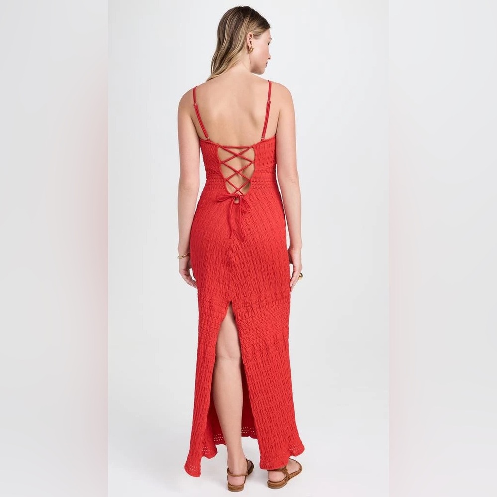 Peixoto Mara Maxi Dress in Española Red size Small - Picture 3 of 11
